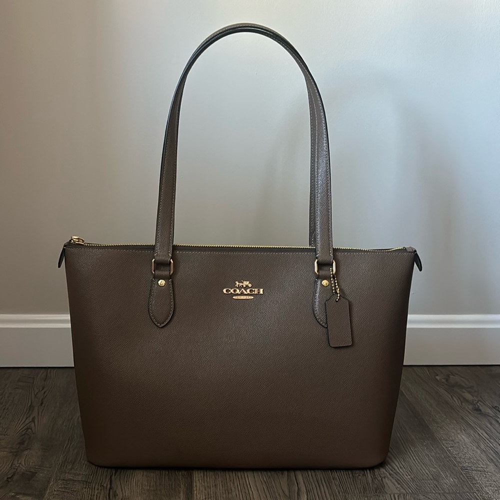 Coach Gallery Tote Dark Stone